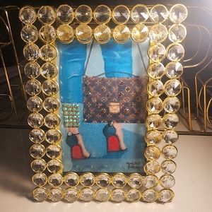 Louis Vuitton Baddazzled DIY Art Pic